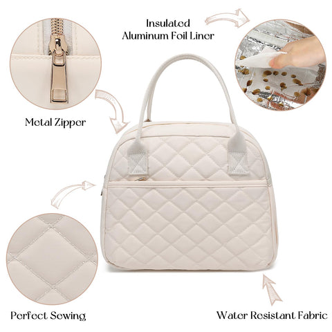 CAMTOP Bolsa de almuerzo, diseño acolchado y elegante