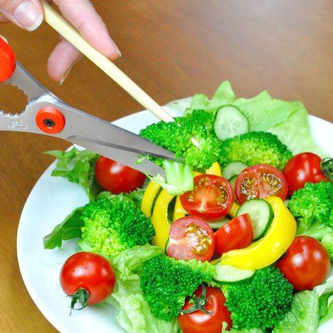 Tijeras japonesas CANARY de diseño compacto para mesa y cocina
