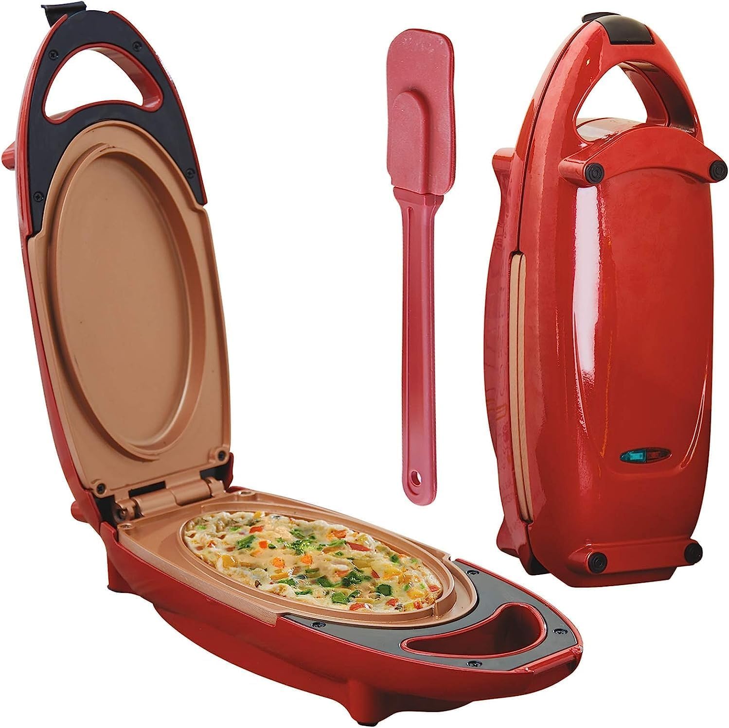 Candora Red Copper: sartén paninis y bolsillos de pizza, cenas rápidas.