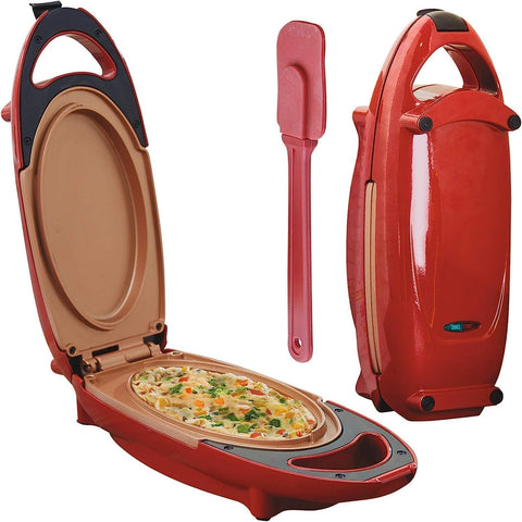 Candora Red Copper: sartén paninis y bolsillos de pizza, cenas rápidas.