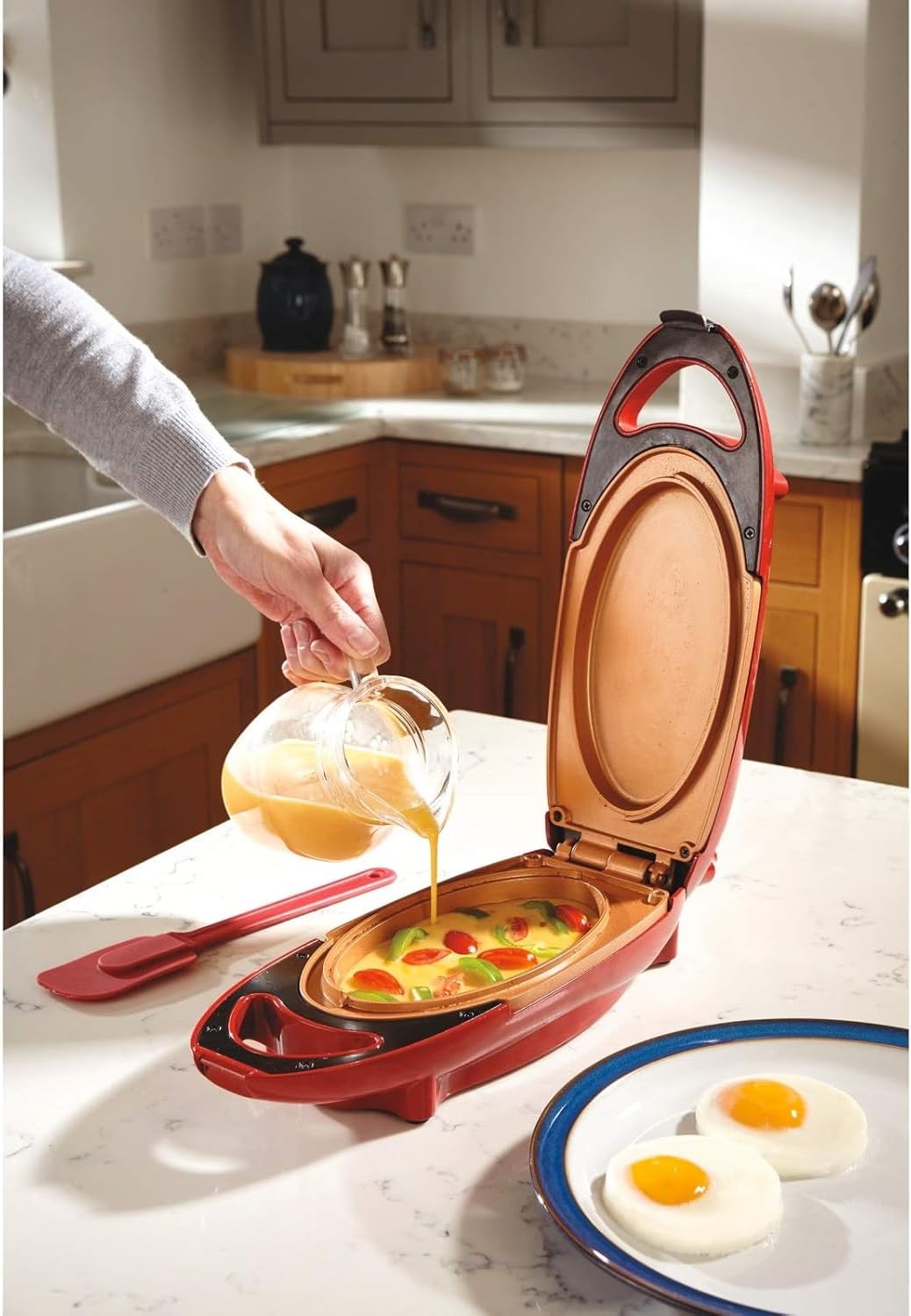 Candora Red Copper: sartén tamaño compacto, ideal para cocinas pequeñas.