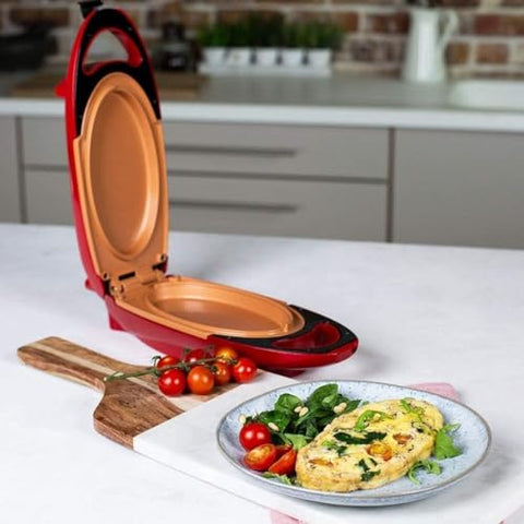 Candora Red Copper: sartén uso rápido 5 minutos, lista para preparar comidas.