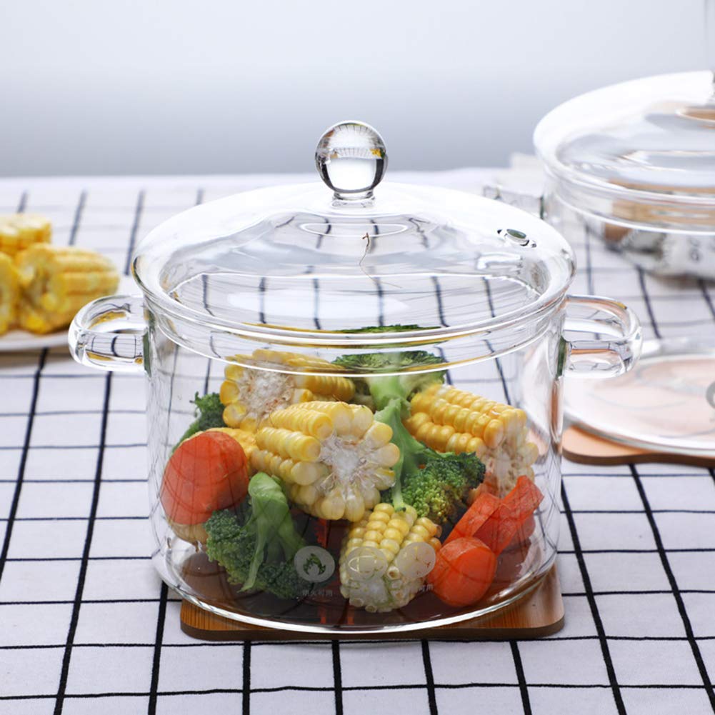 Cangfort olla apta para microondas y horno, calentamiento rápido.
