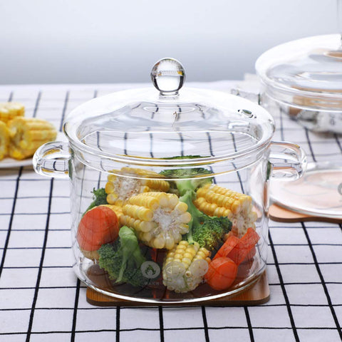Cangfort olla apta para microondas y horno, calentamiento rápido.