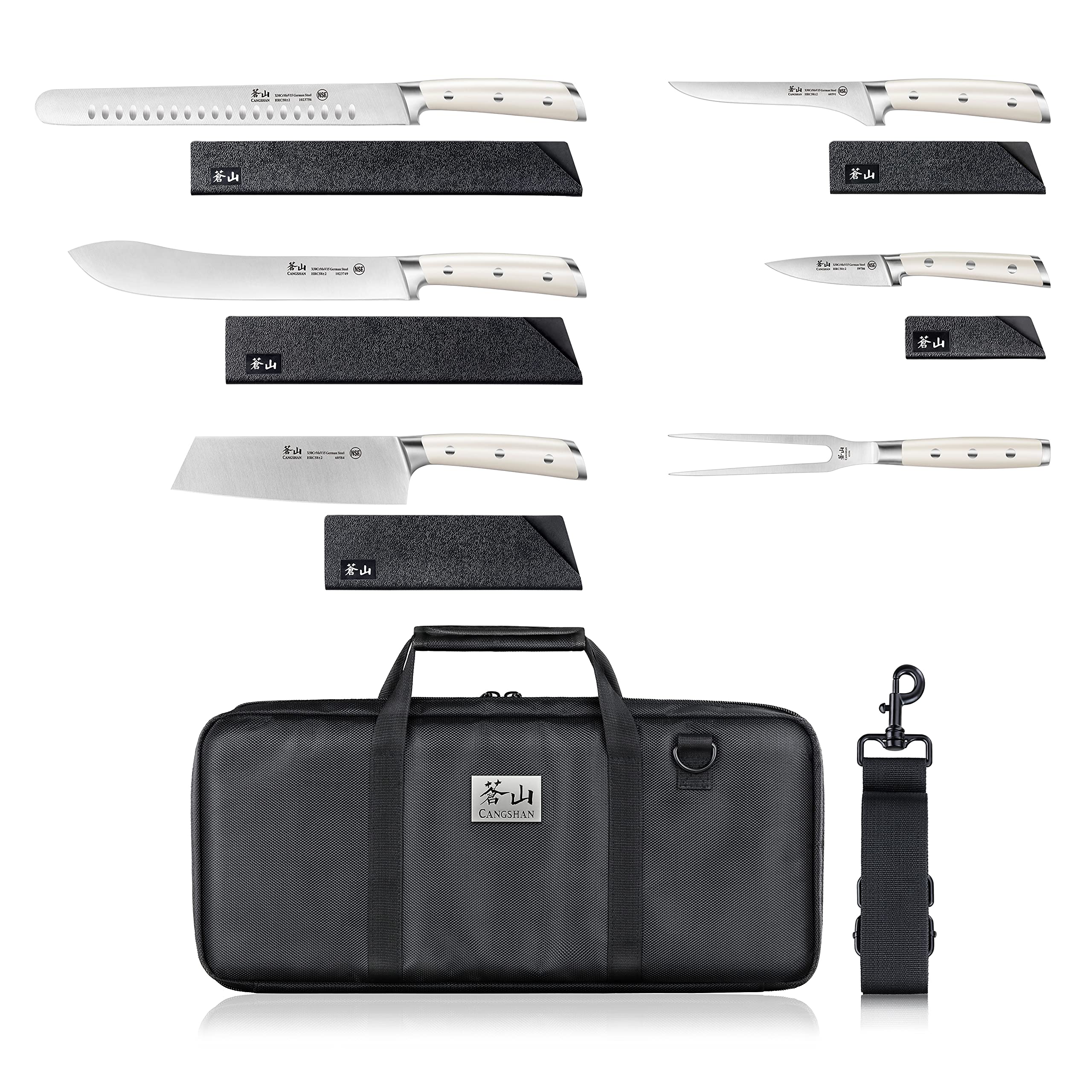 Cangshan S1 loncha 11 pulgadas para rebanar carnes con precisión