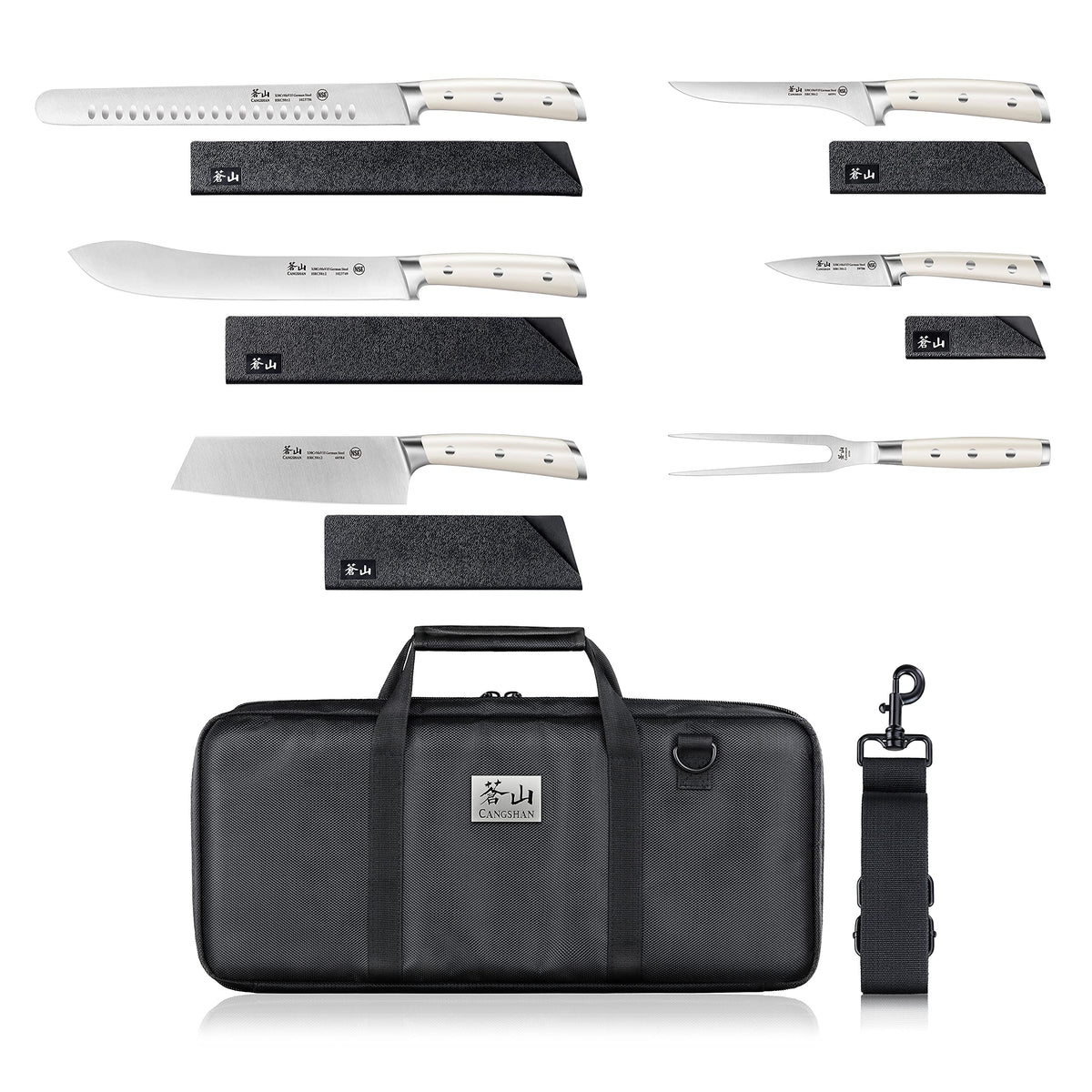 Cangshan S1 loncha 11 pulgadas para rebanar carnes con precisión