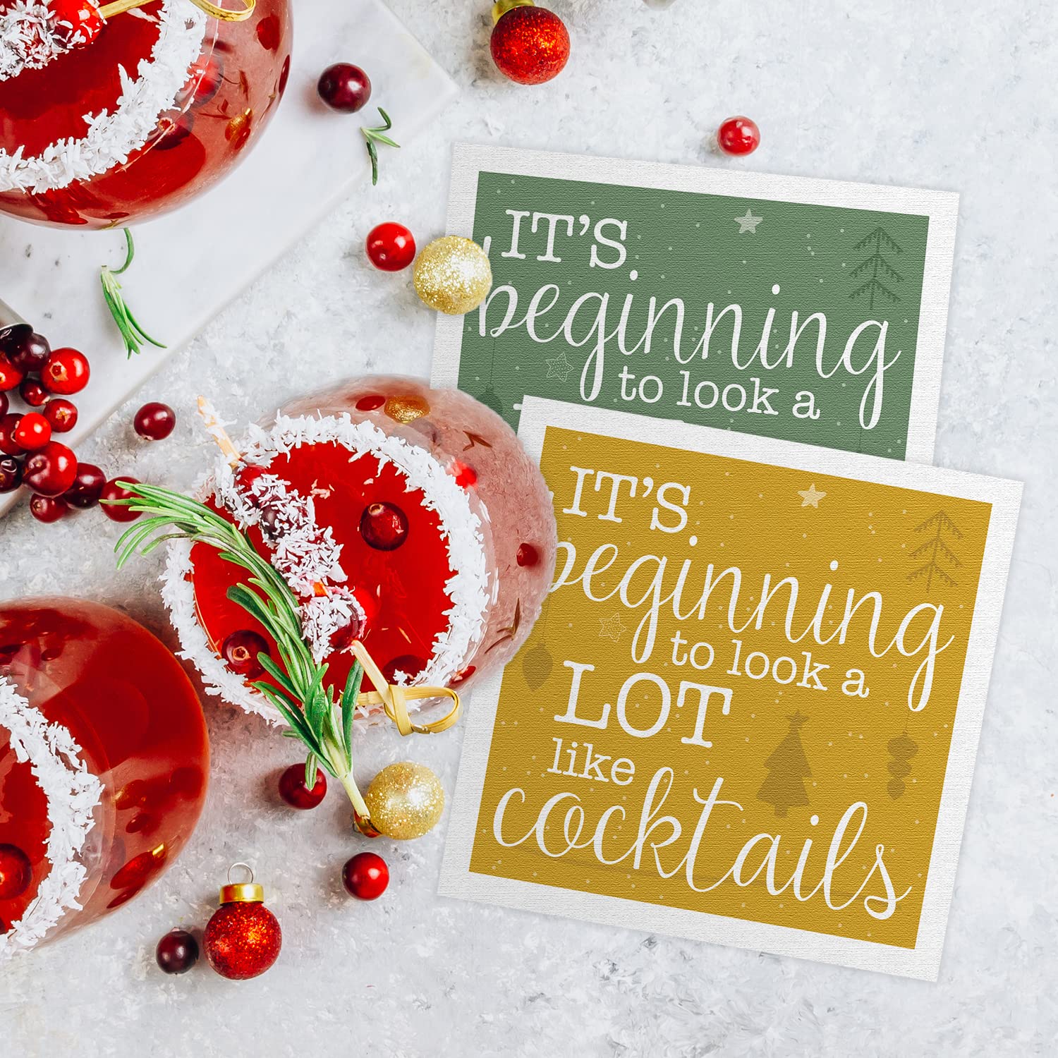 Napkins Canopy Street con diseño navidad 03, perfecto para postres.