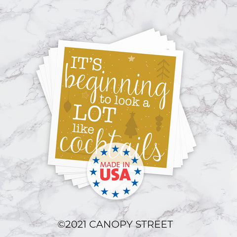 Canopy Street napkins para postres, toque colorido para la mesa.