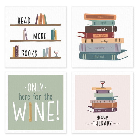 Canopy Street: servilletas para club de lectura con diseño colorido para conversación