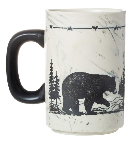 Cape Shore 18oz taza de cerámica gruesa con ciervo para café aromático