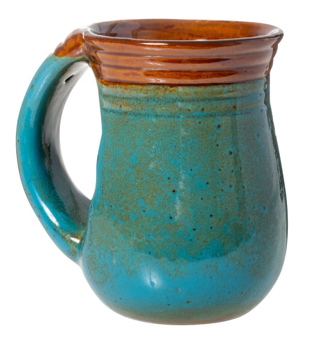 Cape Shore Taza cerámica 18oz, diseño tortuga y estrella marina para la mesa.