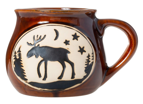 Cape Shore taza olla frijoles alce 16oz, ideal para café caliente en la mañana.