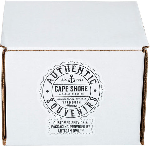 Cape Shore taza de cerámica 16 oz con acabado rústico, ideal para cualquier momento.