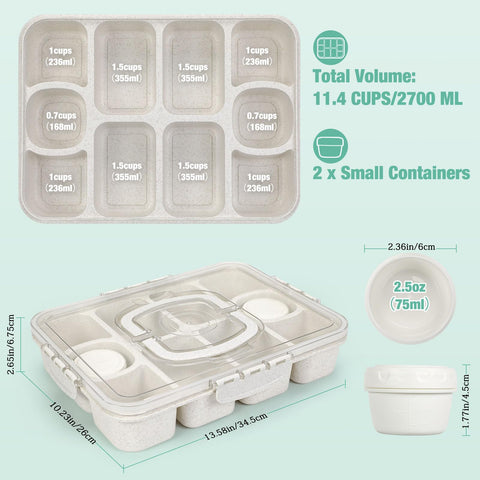 Caperci Bandeja apta para lavavajillas, sellos de silicona removibles, fácil limpieza.
