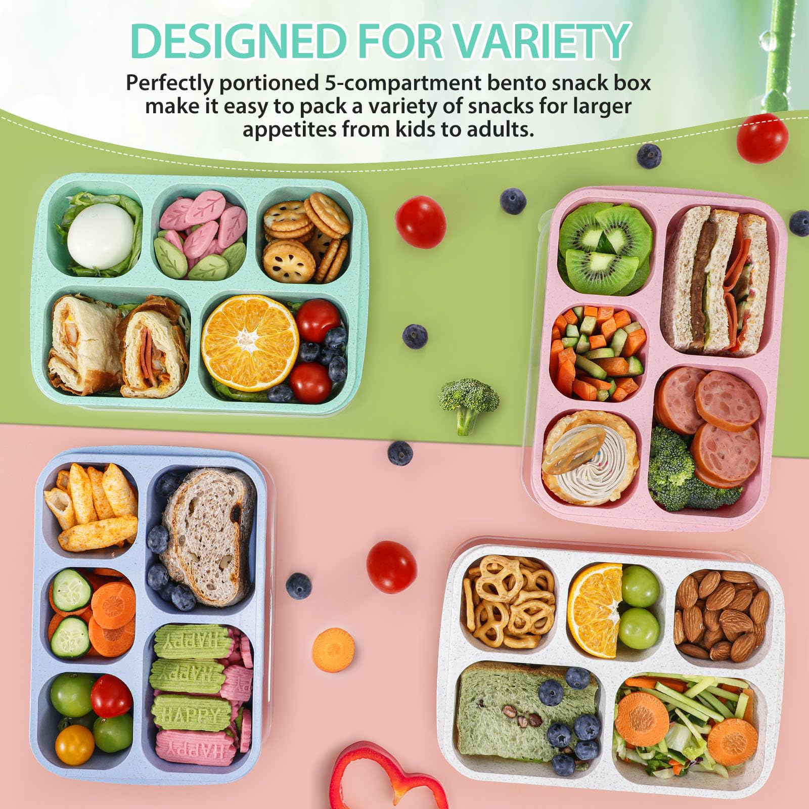 Caperci bento microondas apto para calentar comidas rápidamente