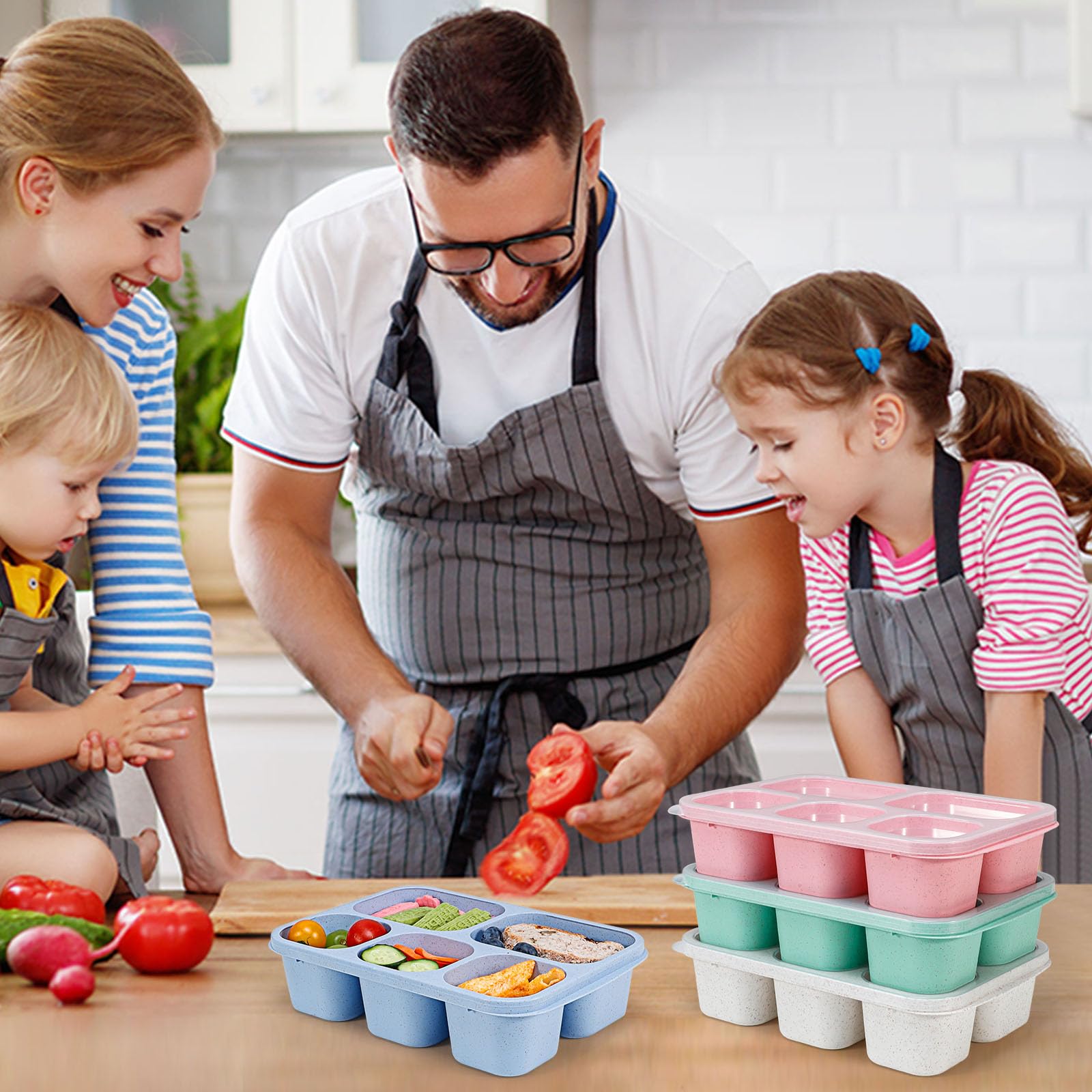 Caperci bento porciones variadas para meriendas y comidas para todos