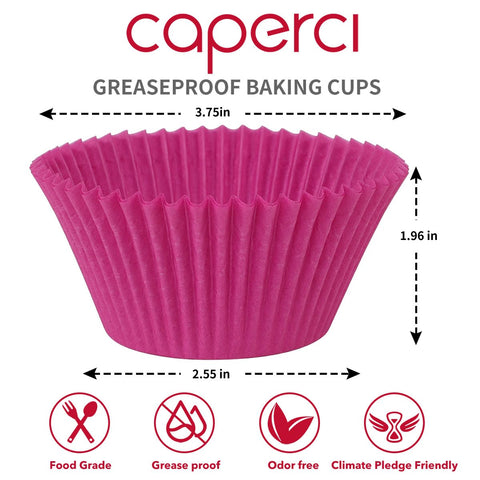 Caperci: forros cupcakes coloridos, siete tonos, para fiestas y presentaciones vistosas.