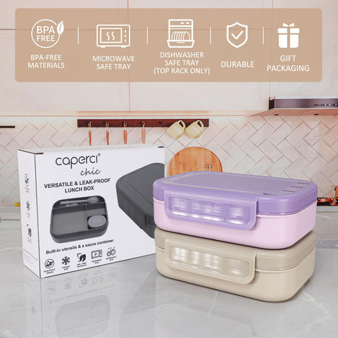 Caperci lonchera apilable diseño eco amigable y duradero