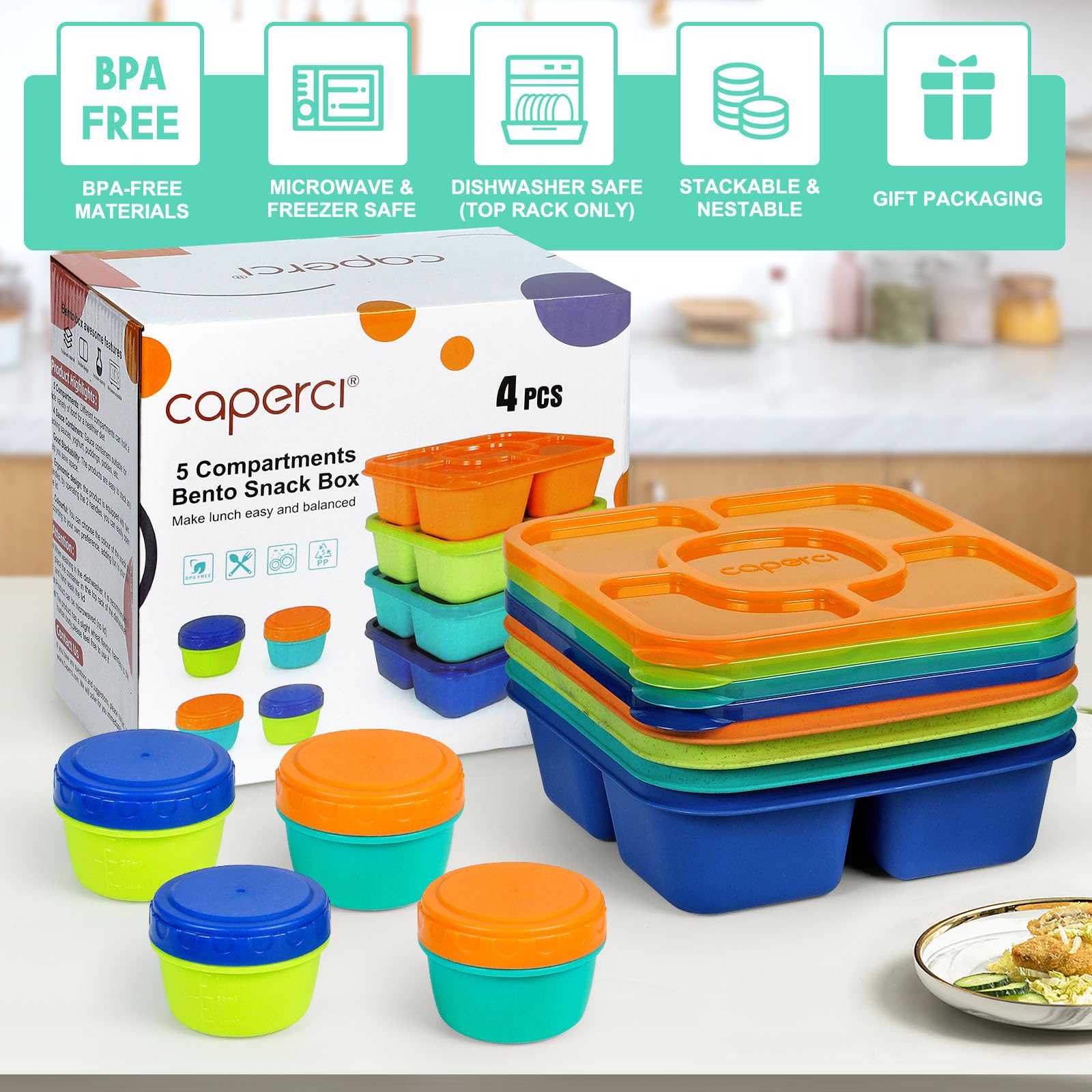 Uso en microondas: contenedor apto para calentar comidas rápidamente.