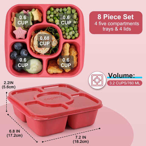 Caperci Original Bento es apto para lavavajillas y congelador para conveniencia diaria.