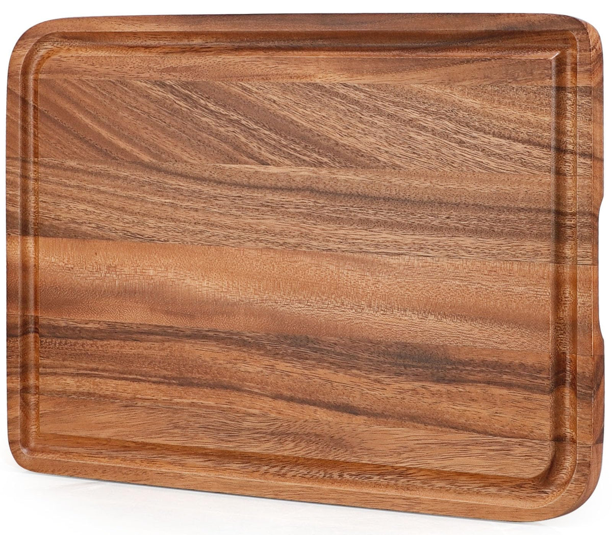 Tabla de cortar Caperci con asa integrada, fácil de transportar de cocina a mesa.