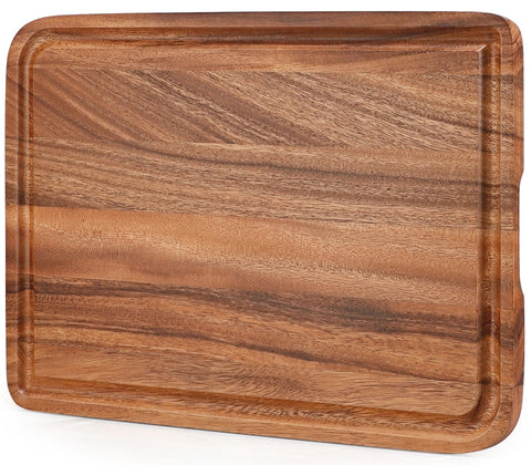 Tabla de cortar Caperci con asa integrada, fácil de transportar de cocina a mesa.