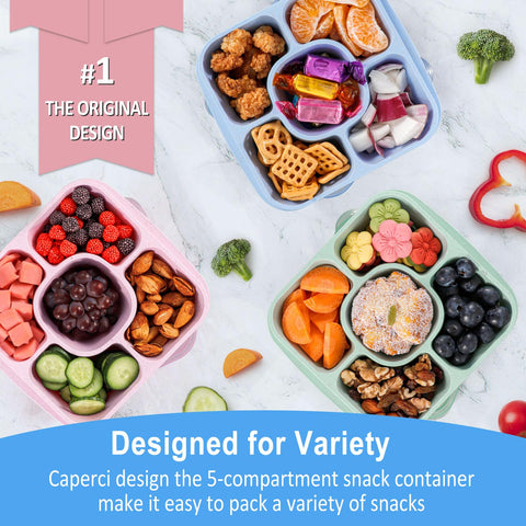 Tapas de Caperci para sellar la frescura de cada porción.