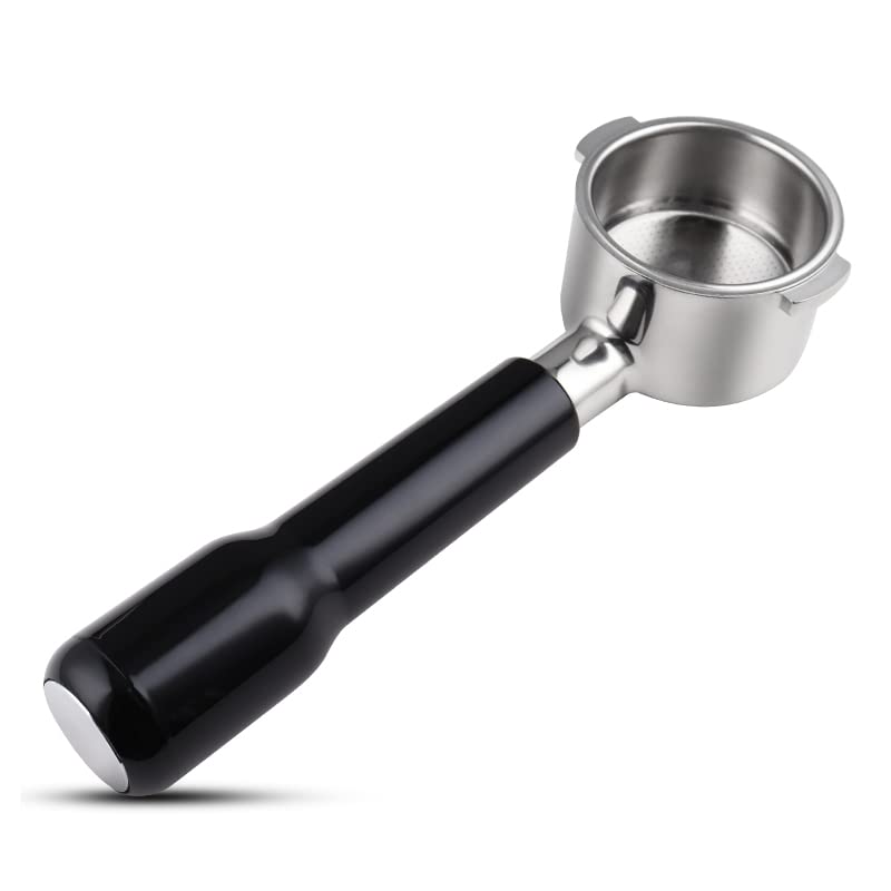Capfei portafiltro 51mm sin fondo con dos orejas para Delonghi, facilita observar el flujo