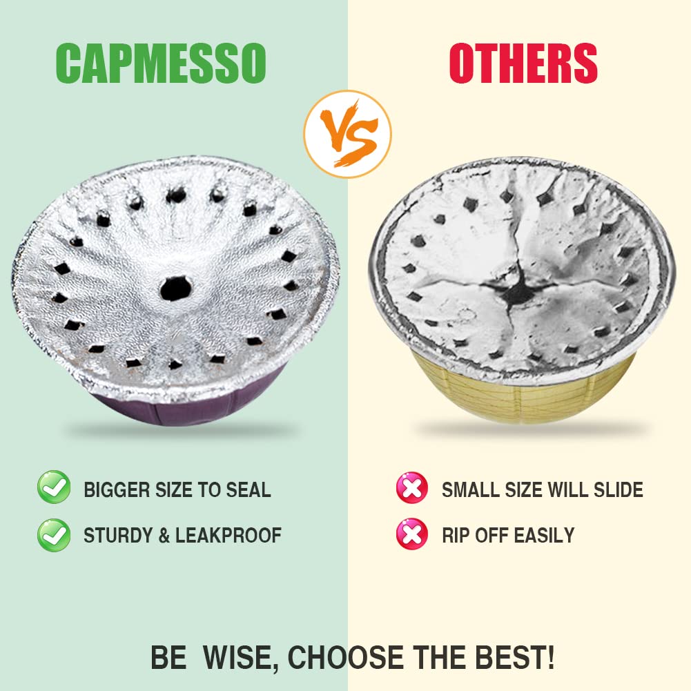 CAPMESSO cápsulas compatibles VertuoLine para máquinas Nespresso.