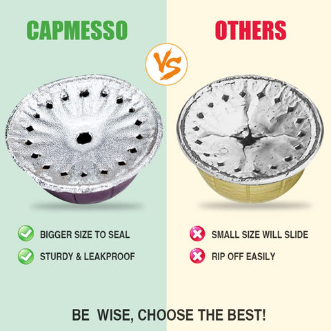 CAPMESSO cápsulas compatibles VertuoLine para máquinas Nespresso.