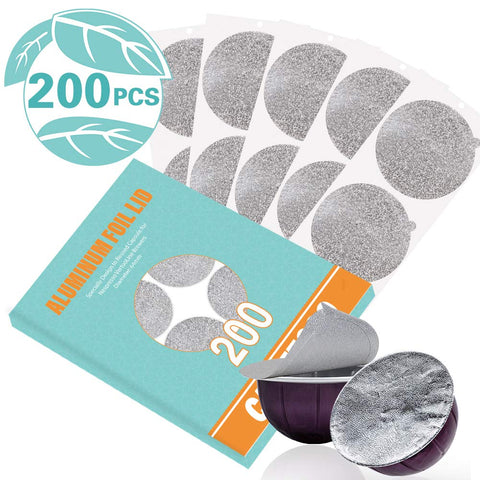 CAPMESSO sello de aluminio Vertuo 64 mm, compatible y apto para alimentos.