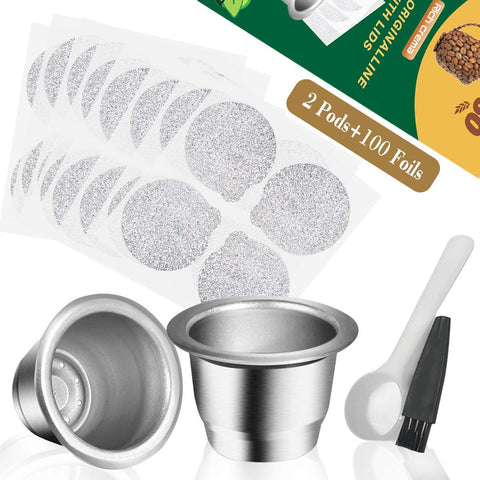 CAPMESSO tapas de aluminio para cápsulas, sellado seguro y limpio