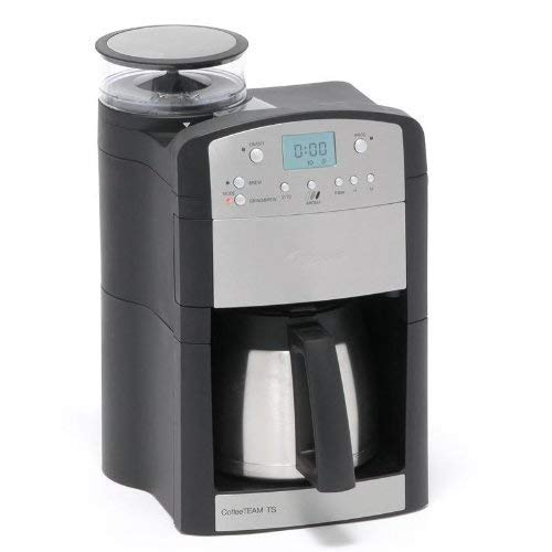 Capresso 465 panel digital y controles para preparar varios tipos de café.