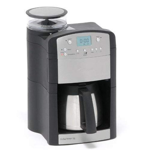 Capresso 465 panel digital y controles para preparar varios tipos de café.