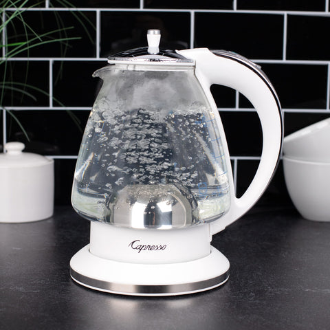 Capresso H2O Glass 48 oz de capacidad para varias tazas.