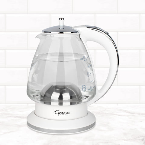 Capresso H2O Glass ideal para té, café y calentamiento para cocinar.