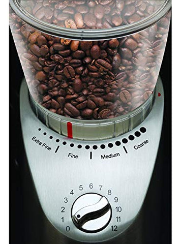 Capresso Infinity Plus presenta un diseño de corte preciso para consistencia.