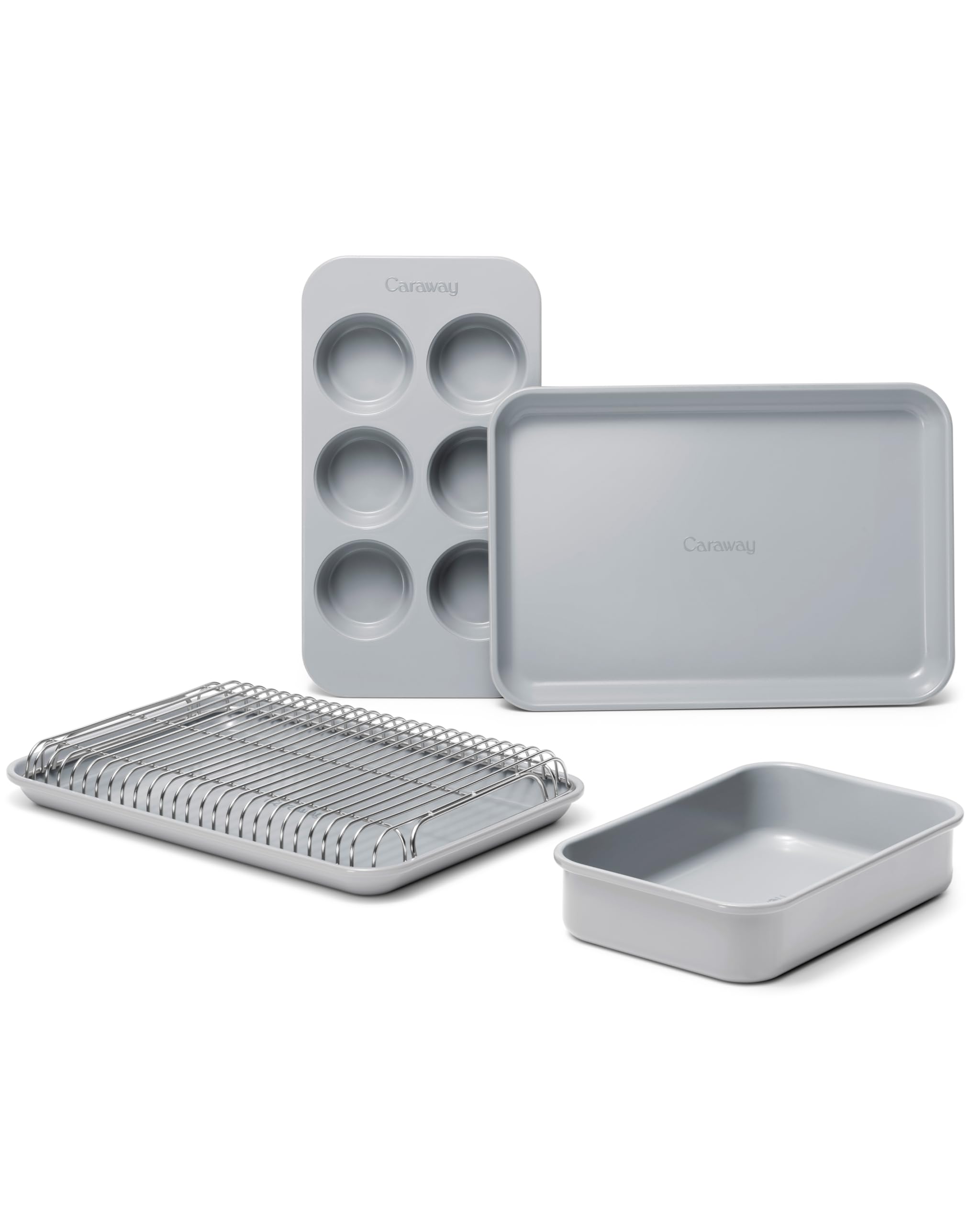 Caraway: bandejas-hornear-compactas para porciones individuales.