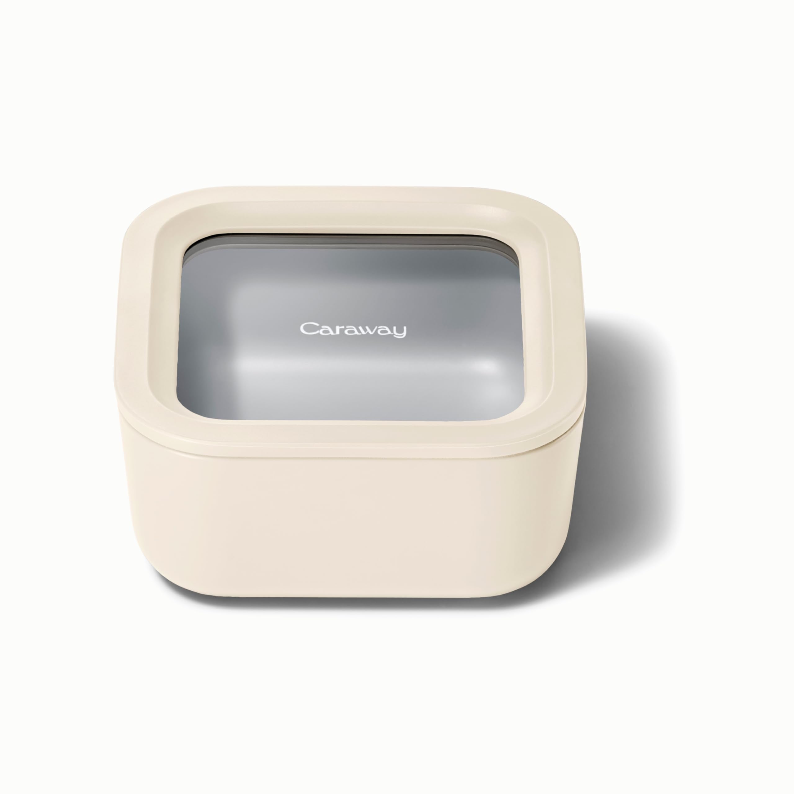 Caraway contenedor de vidrio de 4.4 tazas con tapa de cristal para mantener la frescura