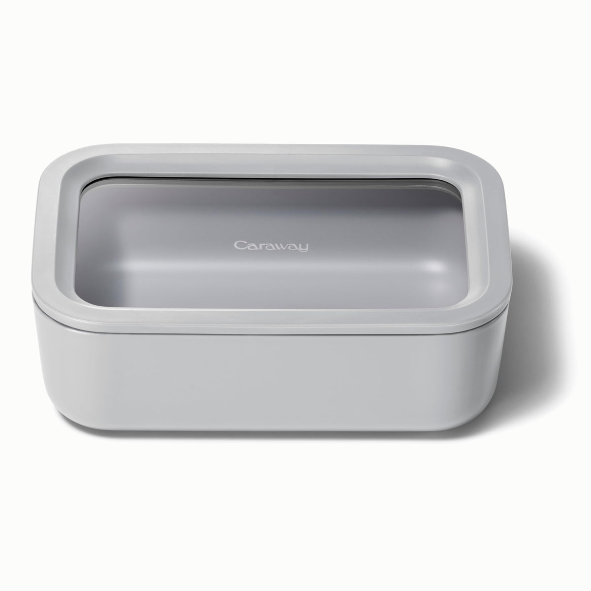 Caraway contenedor de vidrio de 6.6 tazas con tapa cristal para ver porciones