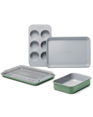 Caraway Mini Bakeware: bandejas rectangulares antiadherentes para hornear porciones pequeñas