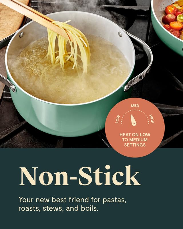 Caraway olla cerámica gris, facilidad de limpieza tras cada comida.
