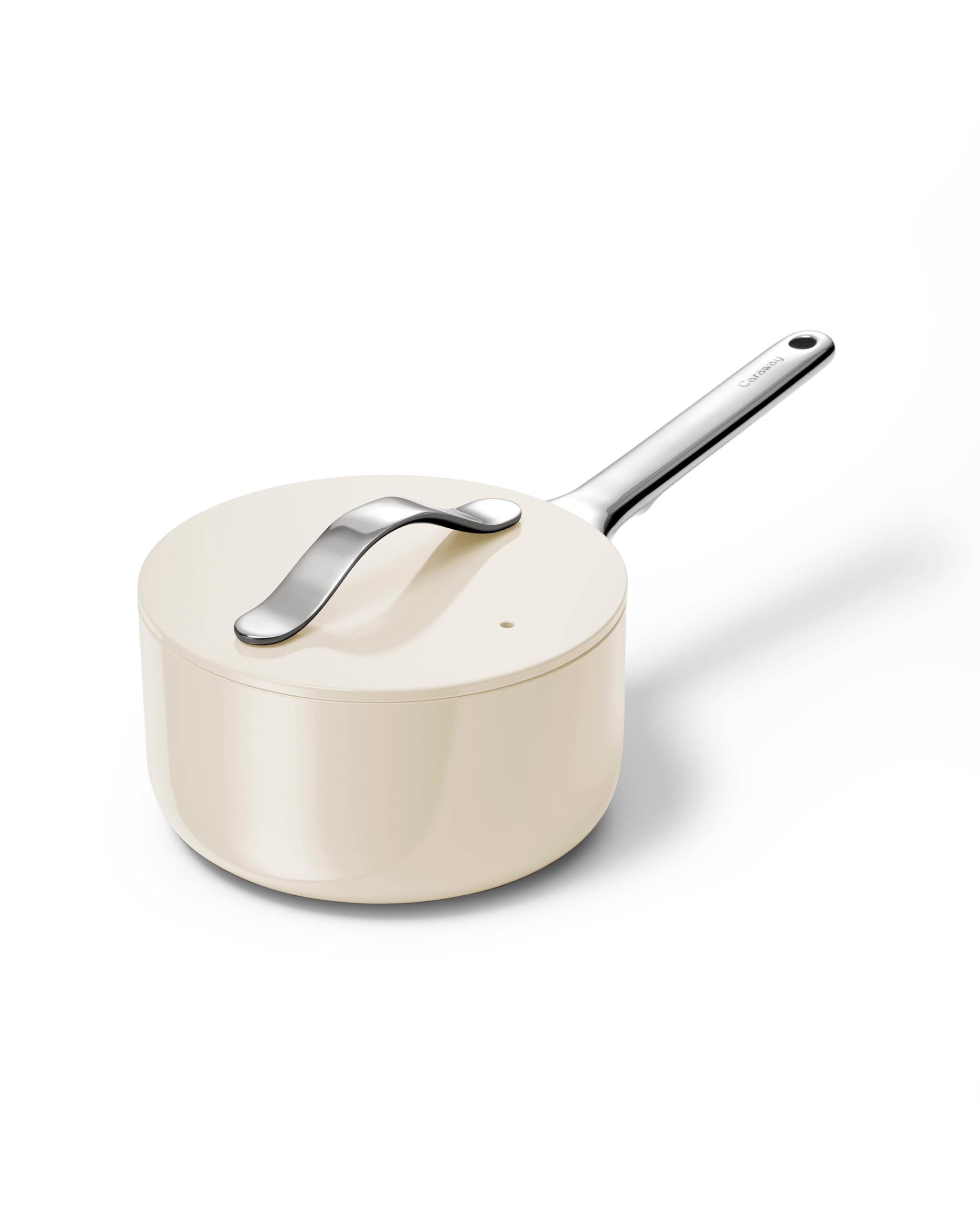 Caraway sarten salsa 1.75 qt con tapa para porciones pequeñas y cocción rápida