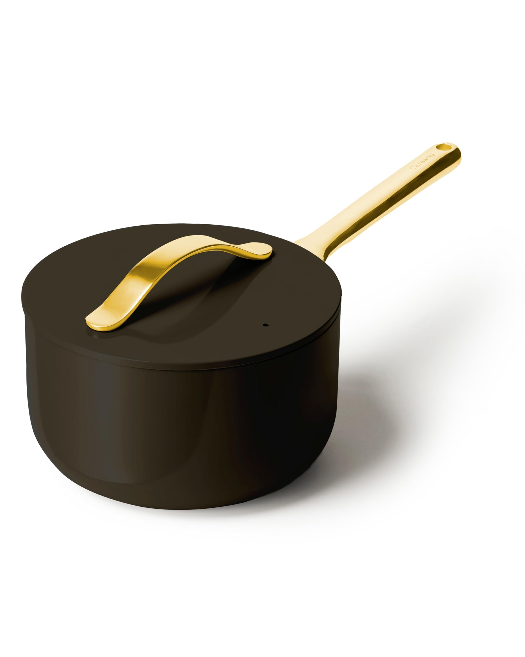 Caraway sartén para salsa 3 qt con tapa, perfecta para risotto y salsas sin pegar.