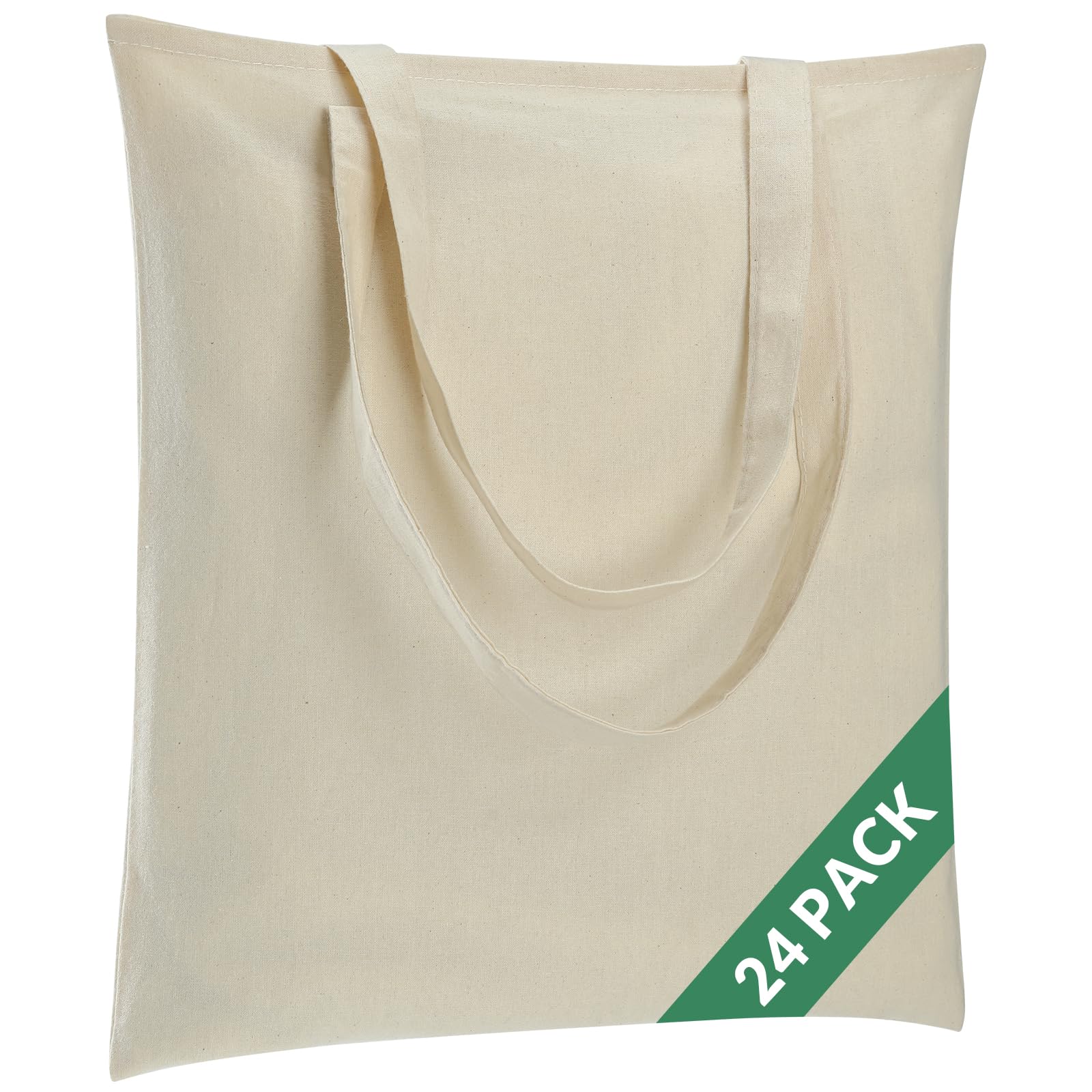 Bolsa Carbrea tote de lona beige vista frontal, ideal para compras diarias.