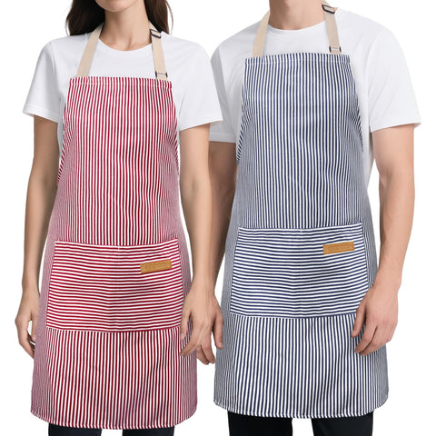 Cardkiss delantal de cocina con dos juegos para tener utensilios a mano durante la preparación