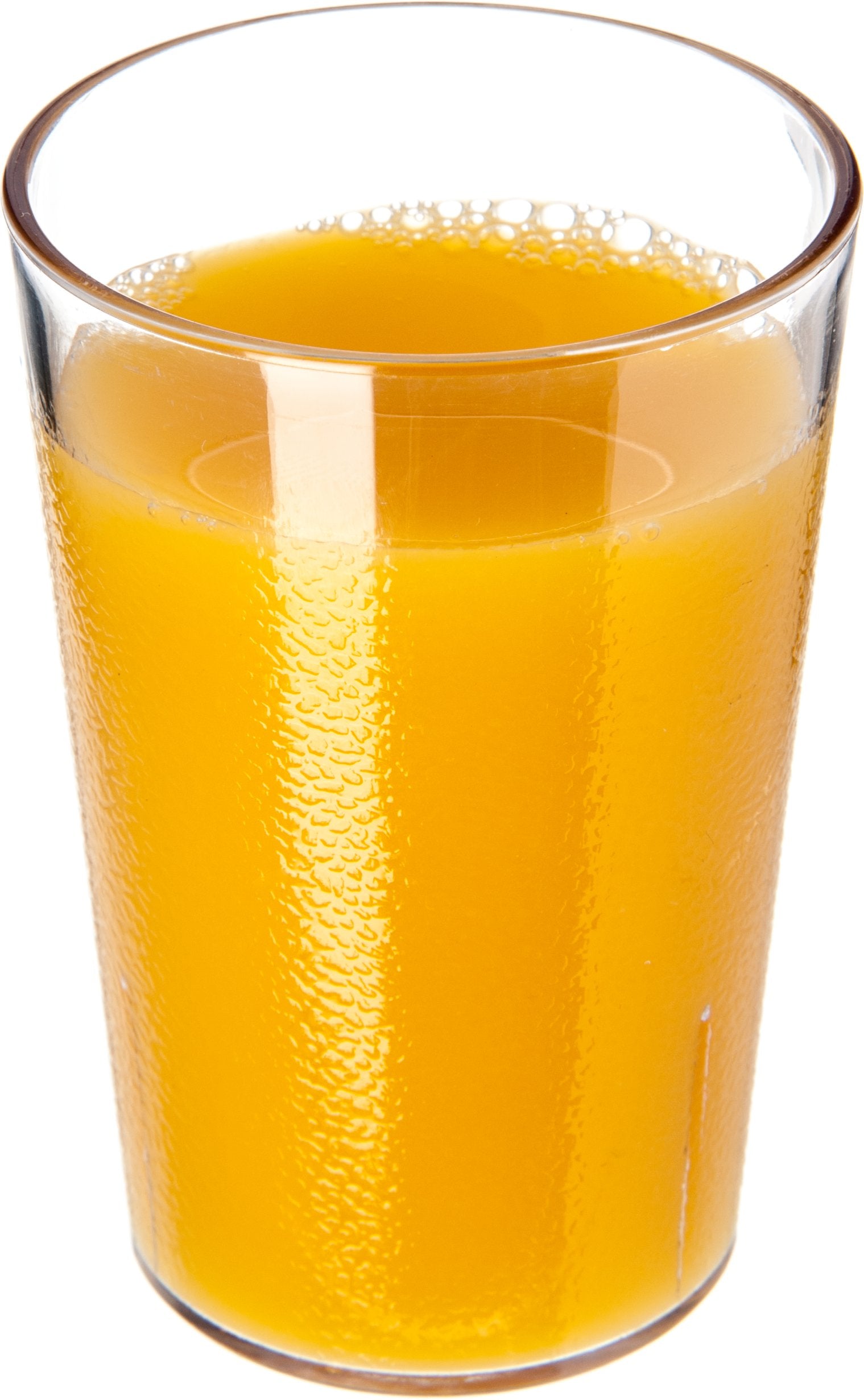 Vaso plástico 8 oz claro, Carlisle, resistente a golpes para uso cotidiano.