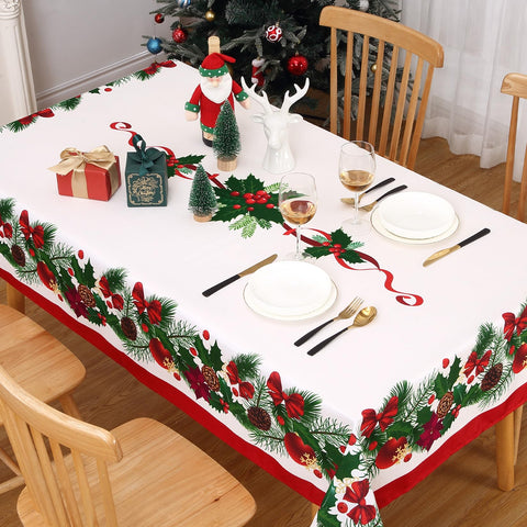 Mantel CAROMIO en interior listo para cenas navideñas