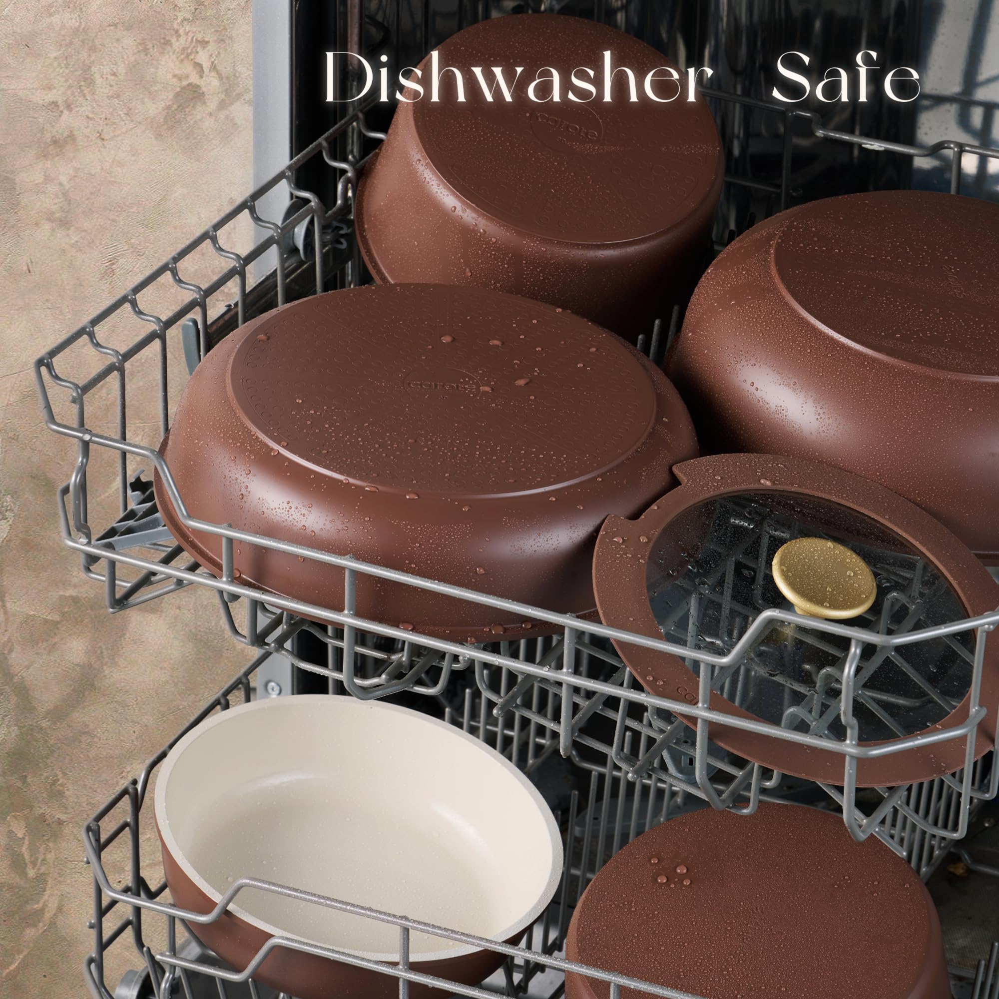 CAROTE acabado chocolate, diseño elegante para cocinas modernas.