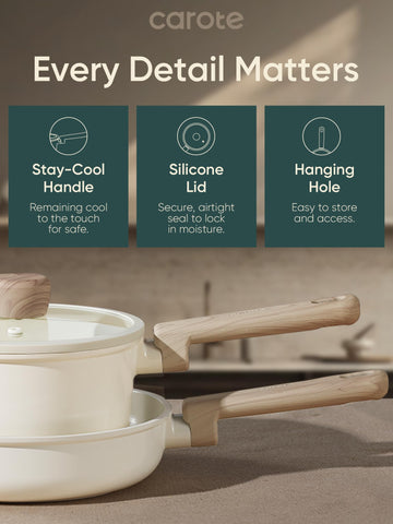 CAROTE accesorios de cocina: utensilios para manejo cómodo